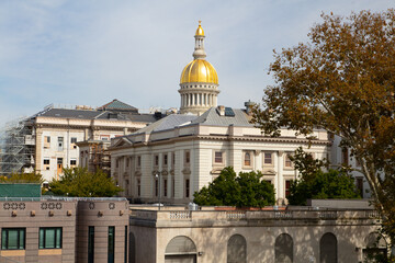 New Jersey state capitol building in Trenton, New Jersey