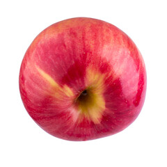 red apple isolated on alpha background