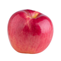 red apple isolated on alpha background
