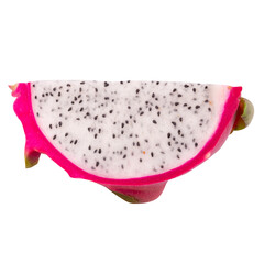 Dragonfruit or Pitaya isolated on alpha background