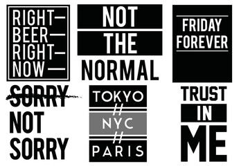 Logo and typography slogan.