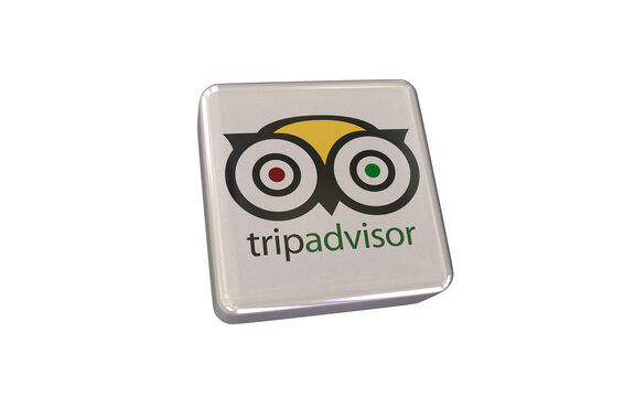 tripadvisor, social media stock image