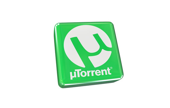 utorrent, social media stock image