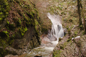 Beautiful waterfall of the stream Ninglinspo