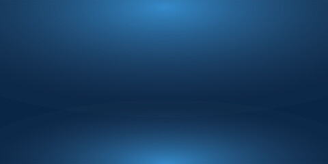 3d background, blue room with light