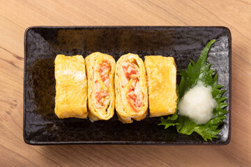 カニカマ入り玉子焼き