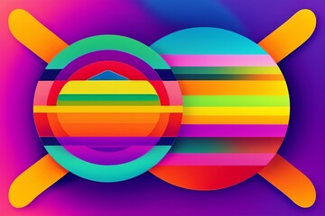 Obraz premium Modern Abstract Background, Backdrop, Design Element, Poster Banner or Flier With Space For Text - Generative AI