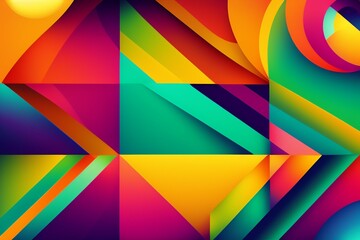 Obraz premium Modern Abstract Background, Backdrop, Design Element, Poster Banner or Flier With Space For Text - Generative AI