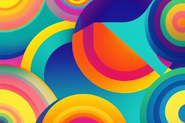 Obraz premium Modern Abstract Background, Backdrop, Design Element, Poster Banner or Flier With Space For Text - Generative AI