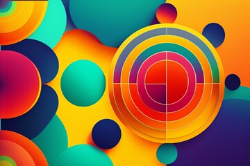 Modern Abstract Background, Backdrop, Design Element, Poster Banner or Flier With Space For Text - Generative AI