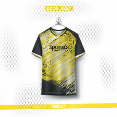 Soccer jersey design for sublimation - Sports jersey and t-shirt template sports jersey design vector. Sports design for football, racing, gaming jersey. Vector.