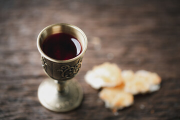 Concept of Eucharist or holy communion of Christianity. Eucharist is sacrament instituted by Jesus....