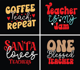 Retro Teacher svg design