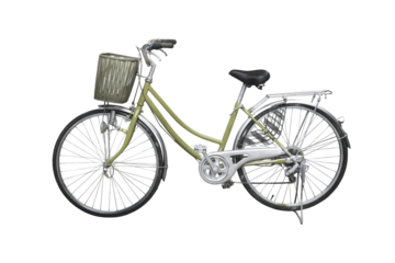 bicycle isolated on white