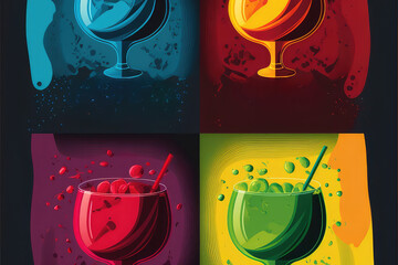 Exotic Drink Collection Background