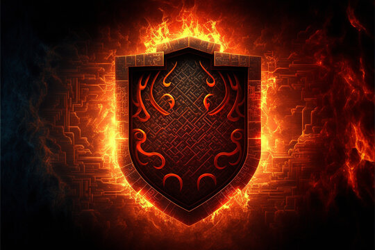 Shield On Fire Images – Browse 315,408 Stock Photos, Vectors, and