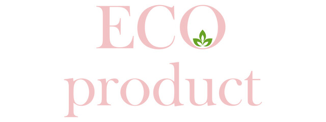 Organic eco natural bio vegan sticker label logo icon. Logo with a pattern of green leaves. Ecological products. Stickers of eco-friendly products. Vector illustration of vegan organic food icons