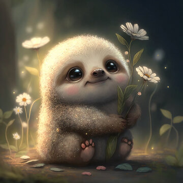 Baby Sloth Wallpaper