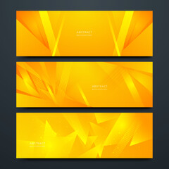 abstract minimal background with orange and yellow gradient color
