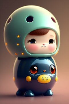 Cute and fluffy baby, super cute, trending on artstation, created with Generative AI technology 