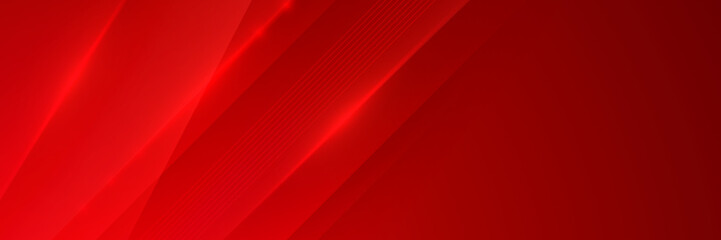 Abstract lines pattern technology on red gradients background