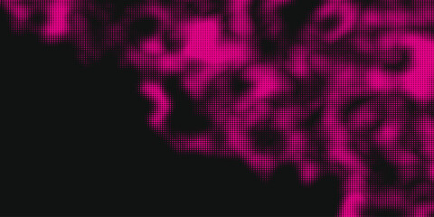 Black background and purple dot