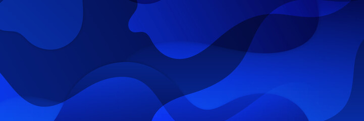 Blue banner. Dark blue abstract background geometry shine and layer element vector for presentation design. Vector design for business, corporate, institution, party, festive, seminar, and talks