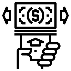 Expenses outline icon