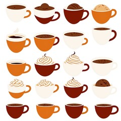 seamless pattern with cups
