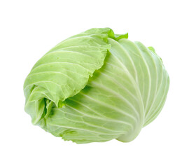 Fototapeta premium green cabbage isolated on transparent png