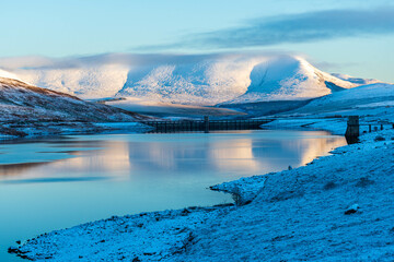 Ben Wyvis viewed from Loch Glascarnoch, Scotland