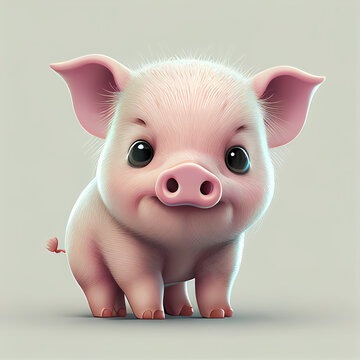 Cute Puppy Pig