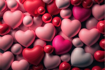 Valentine Hearts Background