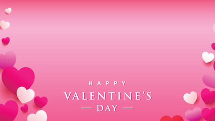 Happy valentines day - 14 February poster. Happy Valentine day background. Valentine's Day greeting card vector design. Happy Valentine's Day background. Valentine day banner. Valentine' day poster.