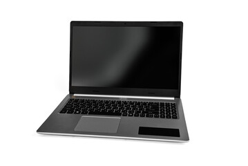 Laptop computer isolated on white background.