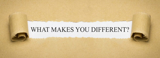 What Makes You Different?