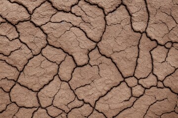 High-Resolution Image of Mud Cracks Texture Background Showcasing the Natural and Striking Characteristics of Earth, Perfect for Adding a Touch of Authenticity to any Design