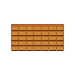 Brown slate roof tiles vector illustration. Cartoon drawing of stone profile sheets for house or home roof on white background. Construction, materials concept