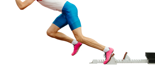 athlete sprinter runner start running