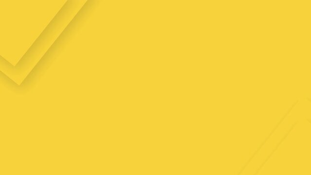 Clean yellow background , looped animated background. Yellow abstract background ,yellow background.
