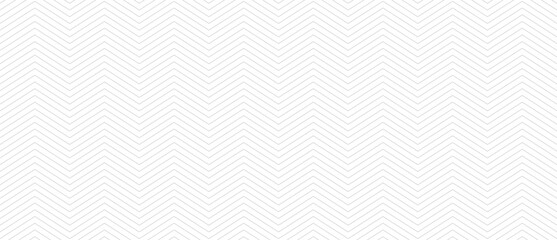 Seamless line pattern on white background. Modern chevron lines pattern for backdrop and wallpaper template. Simple lines with repeat texture. Seamless chevron background, vector illustration