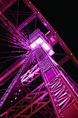 La Noria de Viena, Wiener Riesenrad Parque de Atracciones del Prater, Viena Austria                          
The Vienna Ferris Wheel, Wiener Riesenrad Amusement Park at the Prater, Vienna Austria