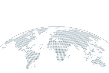 map of the world gray vector design © Prarthana