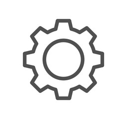 Setting and controls related icon outline and linear vector.