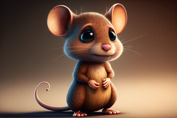 Cute Mouse Character
