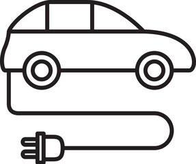 electric car icon