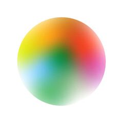Abstract background multicolor gradient circle shape
