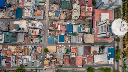 aerial view of the haven of peace, city of Dar es Salaam