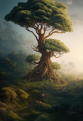 An Unreal Valley of Surreal Trees. Generative AI