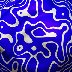 Abstract blue and white geometric background texture design. 